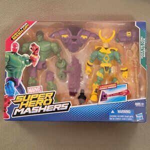 Hasbro 2013 Marvel Super Hero Mashers HULK VS. LOKI New in box